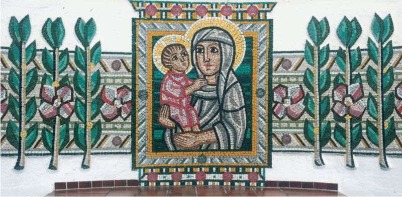 Linnich Hubertuskapelle Muttergottes mit Kind - Helmut Lang