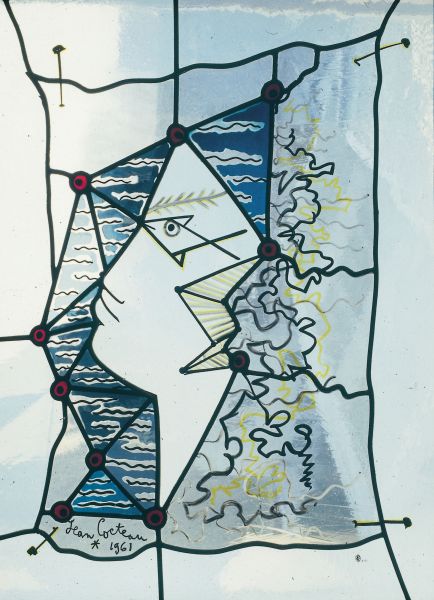 Fensterbild - Fischer - Jean Cocteau